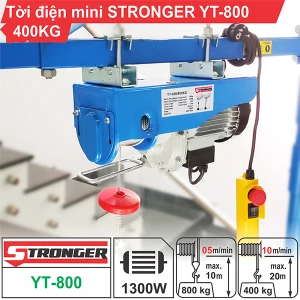 Máy tời điện mini 400-800kg Stronger YT-800B