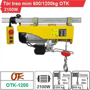 Máy tời điện mini 600-1200kg OTK