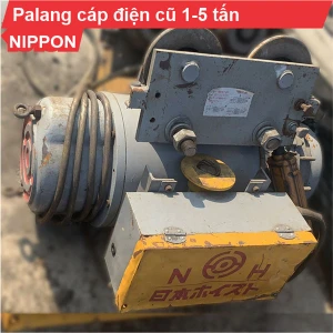 Palang cáp điện Nippon 1 tấn-5 tấn cũ dịch chuyển
