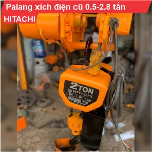 Palang xích điện Hitachi 500kg-2,8 tấn cũ (dịch chuyển)