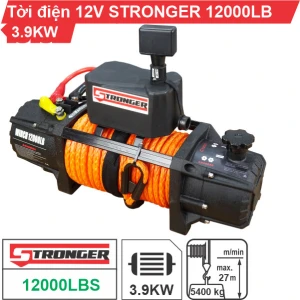 Tời điện 12V 12000Lbs (5443kg) Stronger mẫu mới