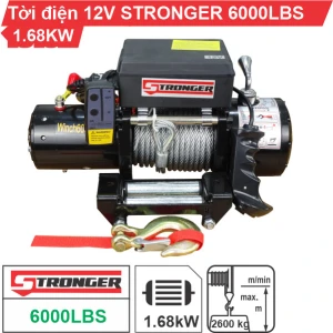 Tời điện 12V 6000Lbs (2600kg) Stronger