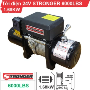 Tời điện 24V 6000Lbs Stronger