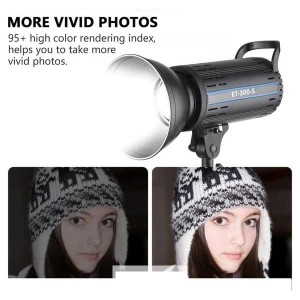 đèn quay chụp ET-300S ( 300W) - kèm softbox chân