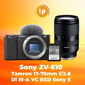 Máy ảnh Sony ZV-E10 Tamron 17-70 F2.8 chính hãng (New)