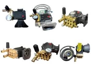 Đầu bơm máy rửa xe cao áp Lutian | Cổ to & Cổ nhỏ