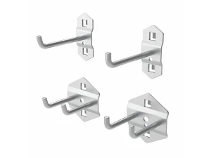 Móc treo dụng cụ trên bảng | Móc đơn - đôi