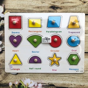 Bảng ghép hình khối có núm BA104