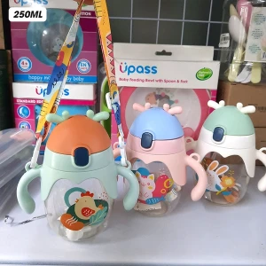 Bình uống nước cho bé có tay cầm