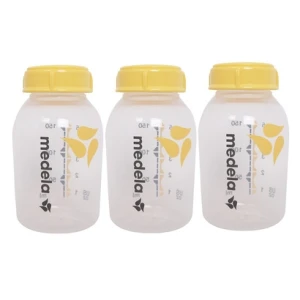 Bộ 3 bình trữ sữa Medela 150ml chính hãng, an toàn tiện dụng