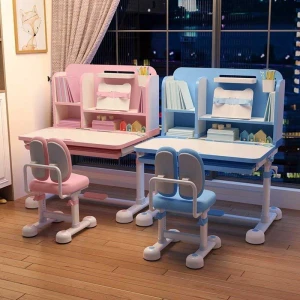 Bộ bàn ghế học sinh Sakawin A16 Vip chống gù, chống cận, nâng hạ độ cao