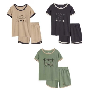 Bộ quần áo bé trai cộc tay Lullaby NH834R