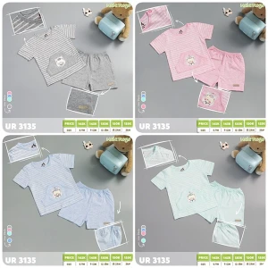 Bộ quần áo Uala Rogo cộc tay UR3135