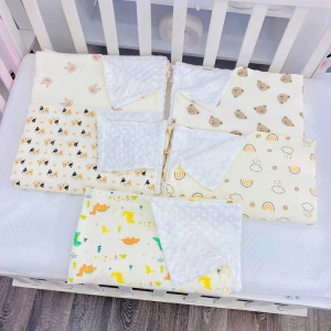 Chăn cho bé Hahuma dệt hình hạt đậu (80*100cm)