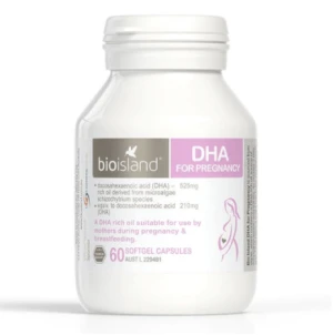 DHA bầu Bioisland Úc 60 viên (Hàng công ty)