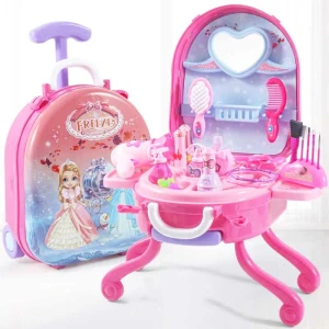 Đồ chơi trang điểm cho bé có vali đi kèm, nhiều hình xinh xắn