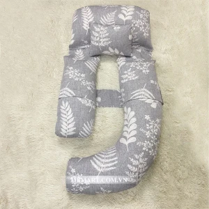 Gối cho bà bầu Hahuma hình hạt đậu H990