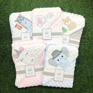 Khăn choàng cho bé có mũ dệt hạt đậu Bebe Comfort