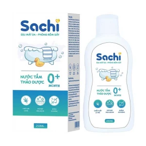 Nước tắm thảo dược Sachi 250ml dành cho bé từ sơ sinh