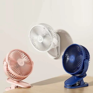 Quạt tích điện mini Chibe kẹp xe đẩy K12 6000mAh