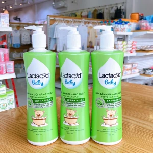 Sữa tắm gội lactacyd milky 500ml có vòi