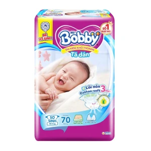Tã dán Bobby XS - 70 miếng (