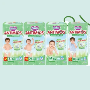Tã quần Bobby Antimos xua muỗi, bỉm quần bobby mẫu mới