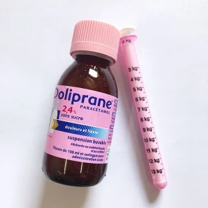Thuốc hạ sốt Doliprane 2.4 Sans Sucre 100ml (Pháp)