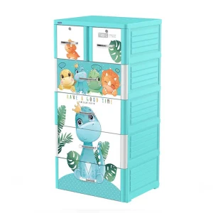 Tủ nhựa Duy Tân Tabi L 5 tầng 6 ngăn đa sắc