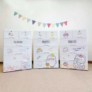 Tủ nhựa Holla 5 tầng 6 ngăn HL-09235, HL-09237