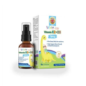 Vitamin D3 K2 cho trẻ sơ sinh Why Kids (dạng xịt)