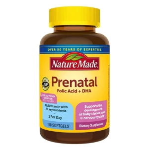 Vitamin tổng hợp cho bà bầu Nature Made Prenatal Multi + DHA (hàng công ty)