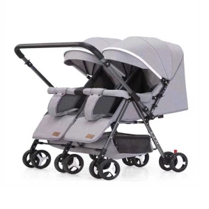 Xe đẩy đôi cho bé Aiqi A6 đẩy 2 chiều 3 tư thế