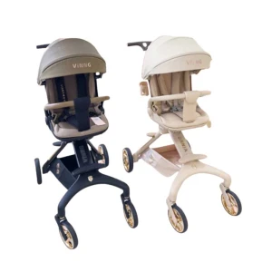 Xe đẩy du lịch gấp gọn Vinng Q11 nằm ngả ngồi kèm quạt điều hòa