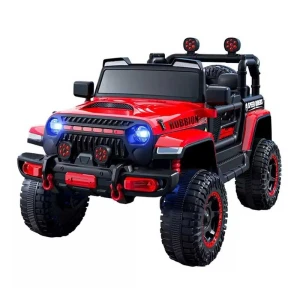Xe ô tô điện trẻ em Jeep TK-9188, ghế da, bánh cao su, 4 động cơ mạnh mẽ
