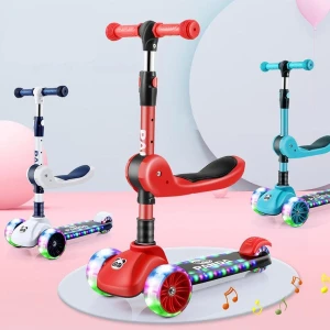 Xe trượt Scooter Panda cao cấp 2 trong 1