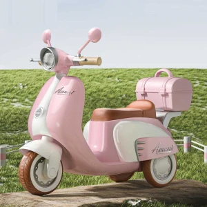 Xe vespa điện cho bé Vintage Amani MB-801 dành cho bé từ 2-6 tuổi