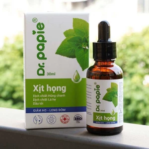 Xịt họng thảo dược Dr.Papie 30ml