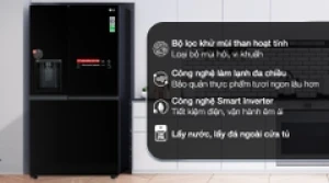 Tủ lạnh LG Inverter 635 Lít GR-D257WB