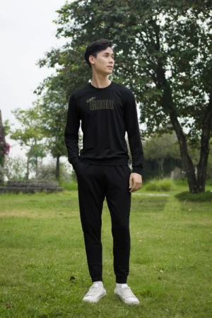 Bộ thu đông nam mặc nhà chất liệu cotton ấm áp