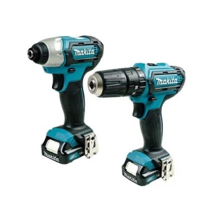 Bộ sản phẩm máy khoan búa vặn vít pin 12V Makita CLX228S