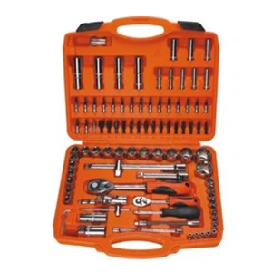 Bộ tuýp 1/4 1/2 6 cạnh 94 chi tiết xi bóng Cr-V Asaki AK-9752