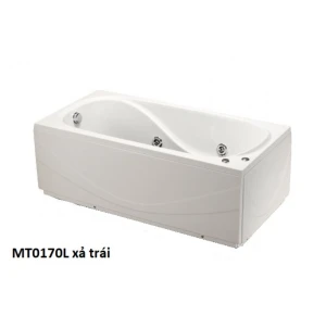 BỒN TẮM MASSAGE 1.7M CHÂN YẾM CAESAR MT0170L/R