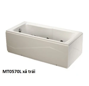 BỒN TẮM MASSAGE 1.7M CHÂN YẾM CAESAR MT0570L/R