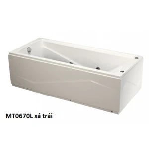 BỒN TẮM MASSAGE 1.7M CHÂN YẾM CAESAR MT0670L/R