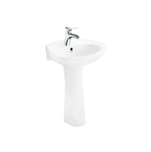 CHẬU LAVABO VIGLACERA VTL2/VI1T (BS401/BS501) TREO TƯỜNG CHÂN DÀI
