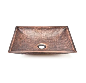 CHẬU RỬA BẰNG ĐỒNG KIỂU CHỮ NHẬT KANLY CS03