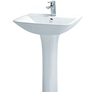 CHẬU RỬA LAVABO CAESAR CHÂN DÀI L2365/P2445