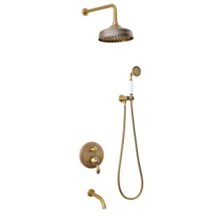 SEN TẮM ÂM TƯỜNG MÀU ĐỒNG CỔ KANLY GCS78