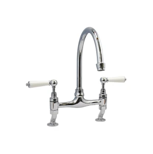 VÒI BẾP KANLY NÓNG LẠNH 2 TAY GẠT BẰNG ĐỒNG MẠ CHROME CHC20